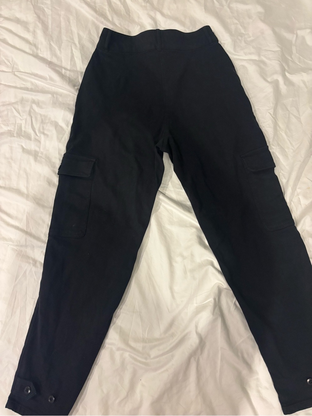Wilfred Black Straight-Leg Cargo Pants